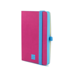 Carnet léger et moderne Finocam - 72 feuilles - 100 x 150 mm - Papier crème 80 g/m² - Lisse - Pochette intérieure - Fermeture él