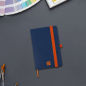 Carnet Finocam moderne et léger - 72 feuilles - 100 x 150 mm - Papier crème 80 g/m² - Lisse - Pochette intérieure - Fermeture él
