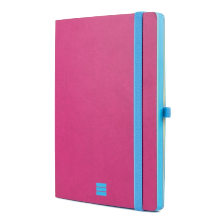 Carnet Finocam moderne et léger - 72 feuilles - Format A5 - 148 x 210 mm - Papier crème 80 g/m² - Lisse - Pochette intérieure -