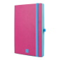 Carnet Finocam moderne et léger - 72 feuilles - Format A5 - 148 x 210 mm - Papier crème 80 g/m² - Lisse - Pochette intérieure -