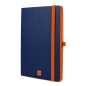 Carnet Finocam moderne et léger - 72 feuilles - Format A5 - 148 x 210 mm - Papier crème 80 g/m² - Lisse - Pochette intérieure -