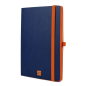 Carnet Finocam moderne et léger - 72 feuilles - Format A5 - 148 x 210 mm - Papier crème 80 g/m² - Lisse - Pochette intérieure -