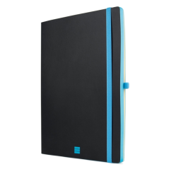 Carnet Finocam moderne et léger - 72 feuilles - Format A4 - 210 x 297 mm - Papier crème 80 g/m² - Lisse - Pochette intérieure -