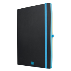 Carnet Finocam moderne et léger - 72 feuilles - Format A4 - 210 x 297 mm - Papier crème 80 g/m² - Lisse - Pochette intérieure -