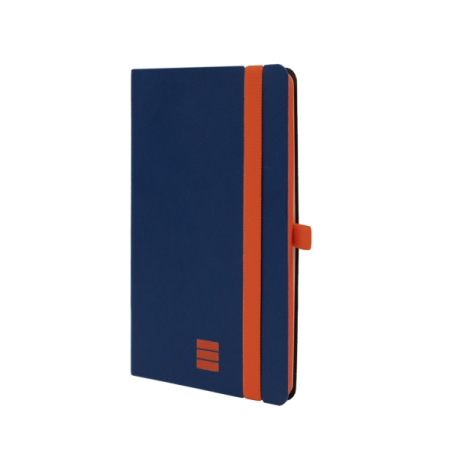 Carnet Finocam moderne et léger - 72 feuilles - 100 x 150 mm - Papier crème 80 g/m² - Pochette intérieure - Fermeture élastique
