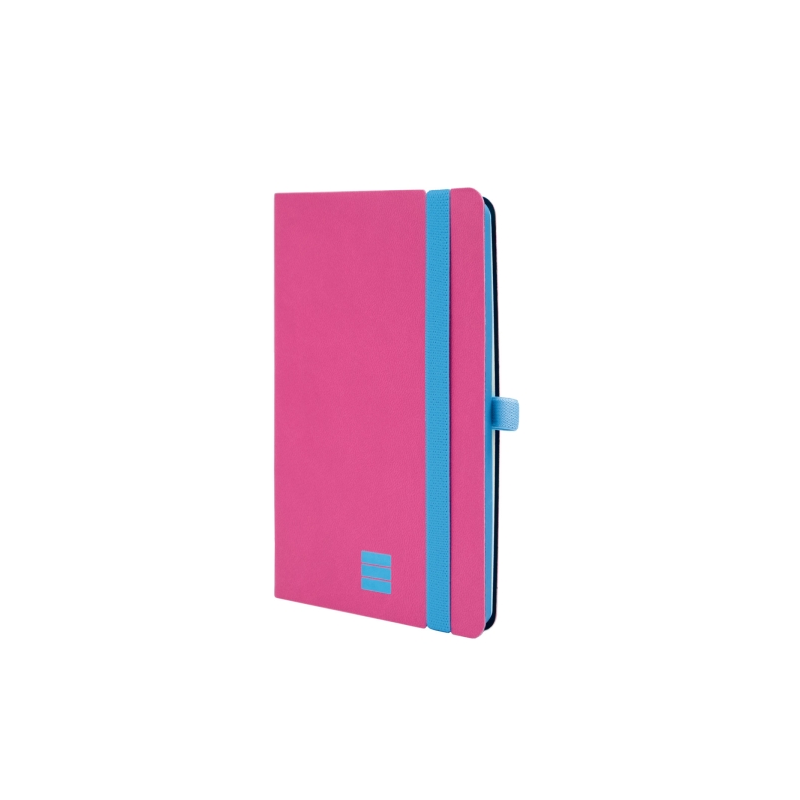 Carnet léger et moderne Finocam - 72 feuilles - 100 x 150 mm - Papier crème 80 g/m² - Pochette intérieure - Fermeture élastique