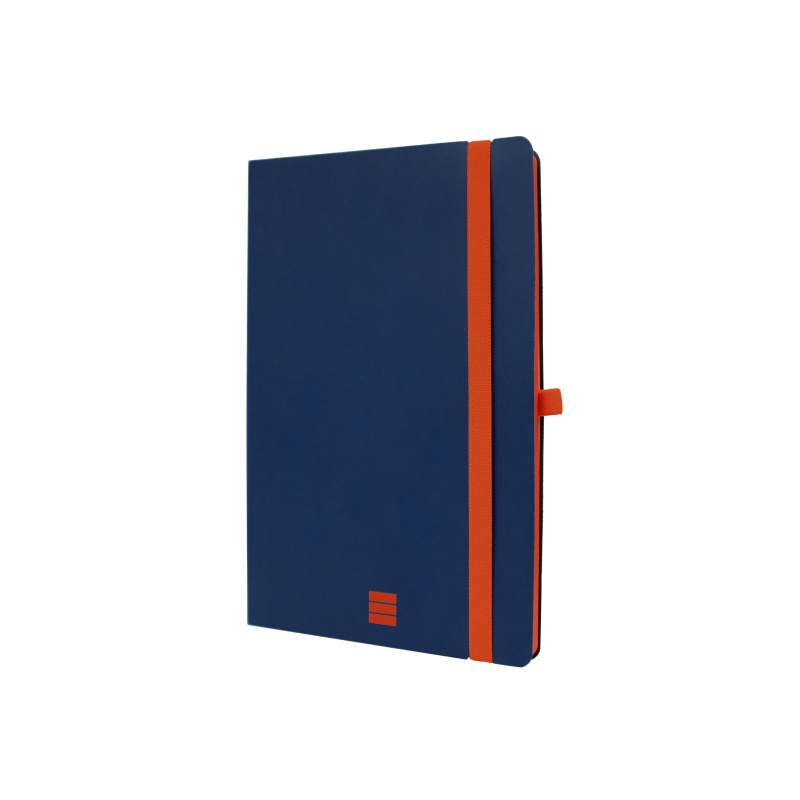 Carnet Finocam moderne et léger - 72 feuilles - Format A5 - 148 x 210 mm - Papier crème 80 g/m² - Pochette intérieure - Fermetur