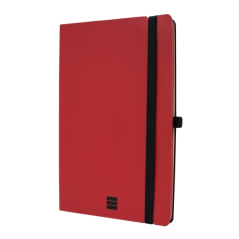 Carnet Finocam moderne et léger - 72 feuilles - Format A5 - 148 x 210 mm - Papier crème 80 g/m² - Pochette intérieure - Fermetur