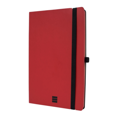Carnet Finocam moderne et léger - 72 feuilles - Format A5 - 148 x 210 mm - Papier crème 80 g/m² - Pochette intérieure - Fermetur