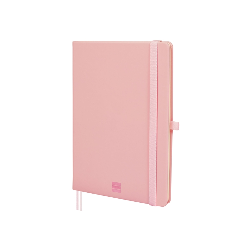 Carnet à couverture rigide Finocam Nexo - 72 feuilles - Format A5 - 148 x 210 mm - Papier crème 80 g/m² - Lisse - Pochette intér