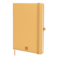 Carnet à couverture rigide Finocam Nexo - 72 feuilles - Format A5 - 148 x 210 mm - Papier crème 80 g/m² - Lisse - Pochette intér