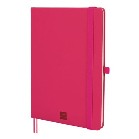Carnet à couverture rigide Finocam Nexo - 72 feuilles - Format A5 - 148 x 210 mm - Papier crème 80 g/m² - Lisse - Pochette intér