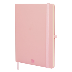 Carnet à couverture rigide Finocam Nexo - 72 feuilles - Format B5 - 176 x 250 mm - Papier crème 80 g/m² - Lisse - Pochette intér