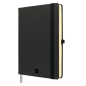 Carnet à double couverture rigide Finocam Nexo - 144 feuilles - Format A5 - 148 x 210 mm - Papier crème 80 g/m² - Lisse - Pochet