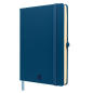 Carnet à double couverture rigide Finocam Nexo - 144 feuilles - Format A5 - 148 x 210 mm - Papier crème 80 g/m² - Lisse - Pochet