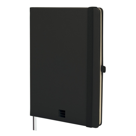Carnet à couverture rigide Finocam Nexo - 72 feuilles - Format A5 - 148 x 210 mm - Papier crème 80 g/m² - Pochette intérieure -
