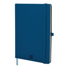 Carnet à couverture rigide Finocam Nexo - 72 feuilles - Format A5 - 148 x 210 mm - Papier crème 80 g/m² - Pochette intérieure -