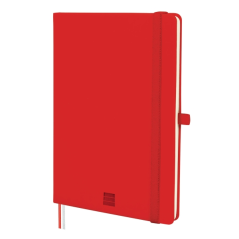 Carnet à couverture rigide Finocam Nexo - 72 feuilles - Format A5 - 148 x 210 mm - Papier crème 80 g/m² - Pochette intérieure -