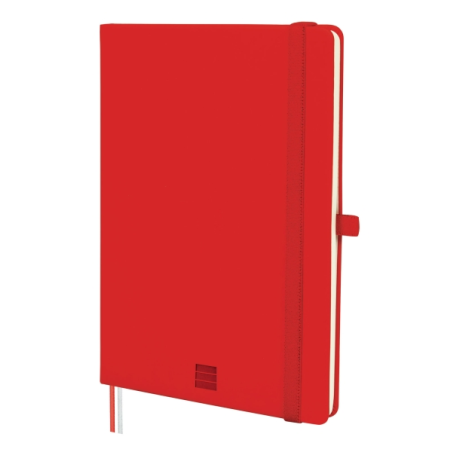 Carnet à couverture rigide Finocam Nexo - 72 feuilles - Format A5 - 148 x 210 mm - Papier crème 80 g/m² - Pochette intérieure -