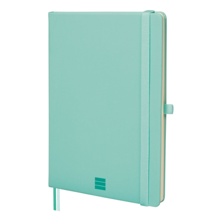 Carnet à couverture rigide Finocam Nexo - 72 feuilles - Format A5 - 148 x 210 mm - Papier crème 80 g/m² - Pochette intérieure -