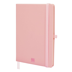 Carnet à couverture rigide Finocam Nexo - 72 feuilles - Format A5 - 148 x 210 mm - Papier crème 80 g/m² - Pochette intérieure -