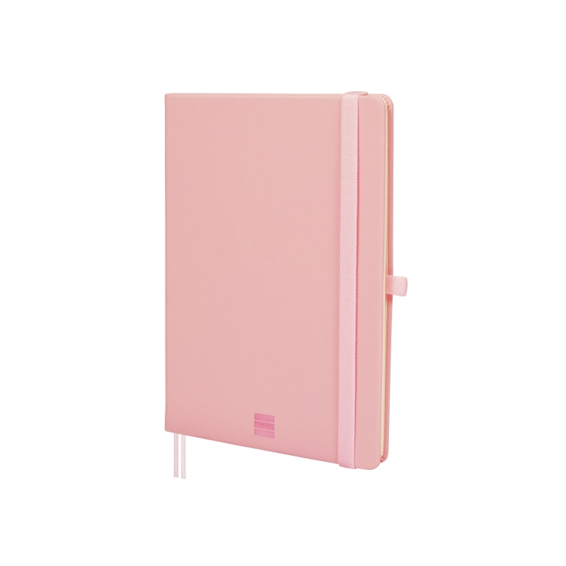 Carnet à couverture rigide Finocam Nexo - 72 feuilles - Format A5 - 148 x 210 mm - Papier crème 80 g/m² - Pochette intérieure -