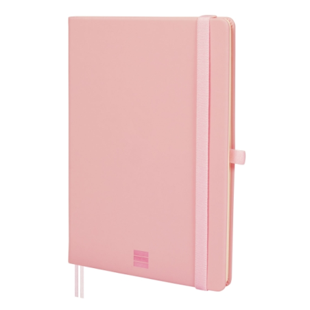 Carnet à couverture rigide Finocam Nexo - 72 feuilles - Format A5 - 148 x 210 mm - Papier crème 80 g/m² - Pochette intérieure -