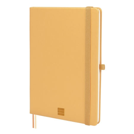 Carnet à couverture rigide Finocam Nexo - 72 feuilles - Format A5 - 148 x 210 mm - Papier crème 80 g/m² - Pochette intérieure -