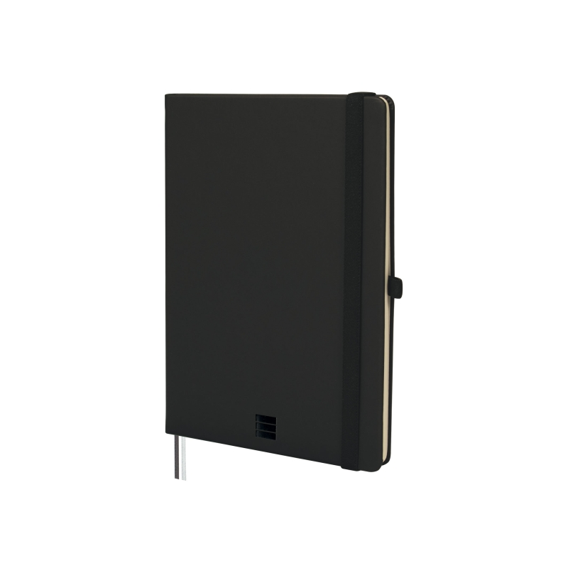 Carnet à couverture rigide Finocam Nexo - 72 feuilles - Format A5 - 148 x 210 mm - Ligné horizontalement - Papier crème 80 g/m²