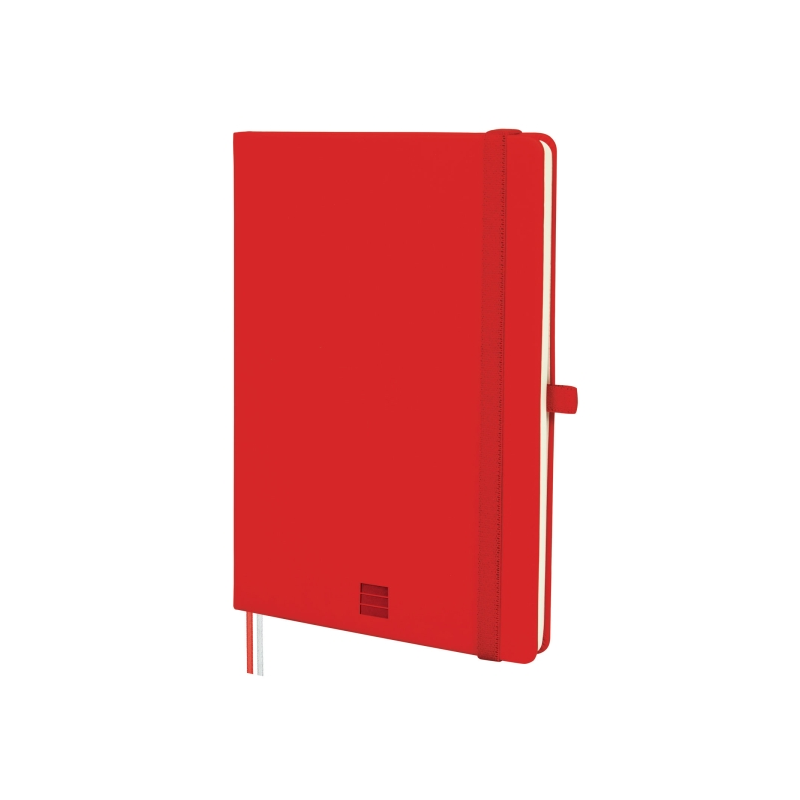 Carnet à couverture rigide Finocam Nexo - 72 feuilles - Format A5 - 148 x 210 mm - Ligné horizontalement - Papier crème 80 g/m²