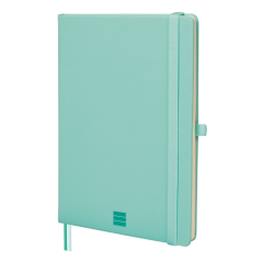 Carnet à couverture rigide Finocam Nexo - 72 feuilles - Format A5 - 148 x 210 mm - Ligné horizontalement - Papier crème 80 g/m²