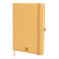 Carnet à couverture rigide Finocam Nexo - 72 feuilles - Format A5 - 148 x 210 mm - Ligné horizontalement - Papier crème 80 g/m²