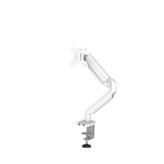 Fellowes Platinum Series Bras pour écran simple - Ressort à gaz réglable - 2 ports USB - Système de gestion des câbles - Couleur