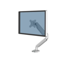 Fellowes Platinum Series Bras de moniteur simple - Ressort à gaz réglable - 2 ports USB - Système de gestion des câbles - Couleu