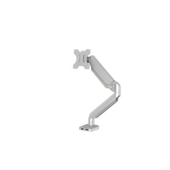 Fellowes Platinum Series Bras de moniteur simple - Ressort à gaz réglable - 2 ports USB - Système de gestion des câbles - Couleu