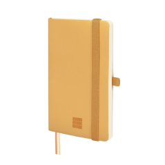 Carnet à couverture souple Finocam Nexo - 72 feuilles - 90 x 150 mm - Papier crème 80 g/m² - Lisse - Pochette intérieure - Ferme