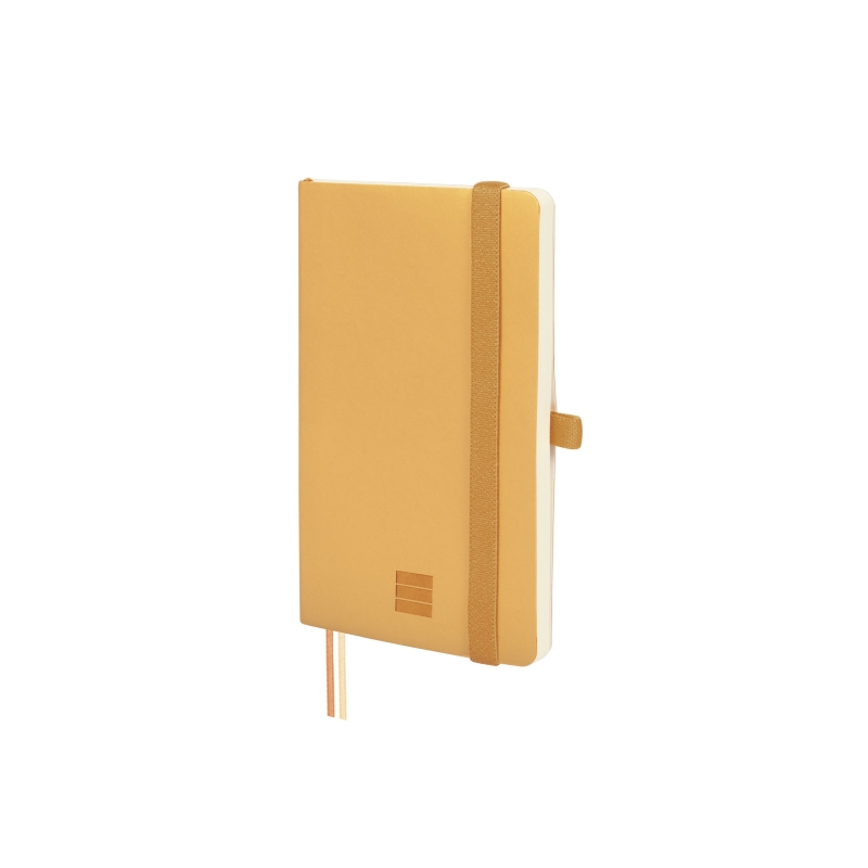 Carnet à couverture souple Finocam Nexo - 72 feuilles - 90 x 150 mm - Papier crème 80 g/m² - Lisse - Pochette intérieure - Ferme