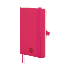 Carnet à couverture souple Finocam Nexo - 72 feuilles - 90 x 150 mm - Papier crème 80 g/m² - Lisse - Pochette intérieure - Ferme