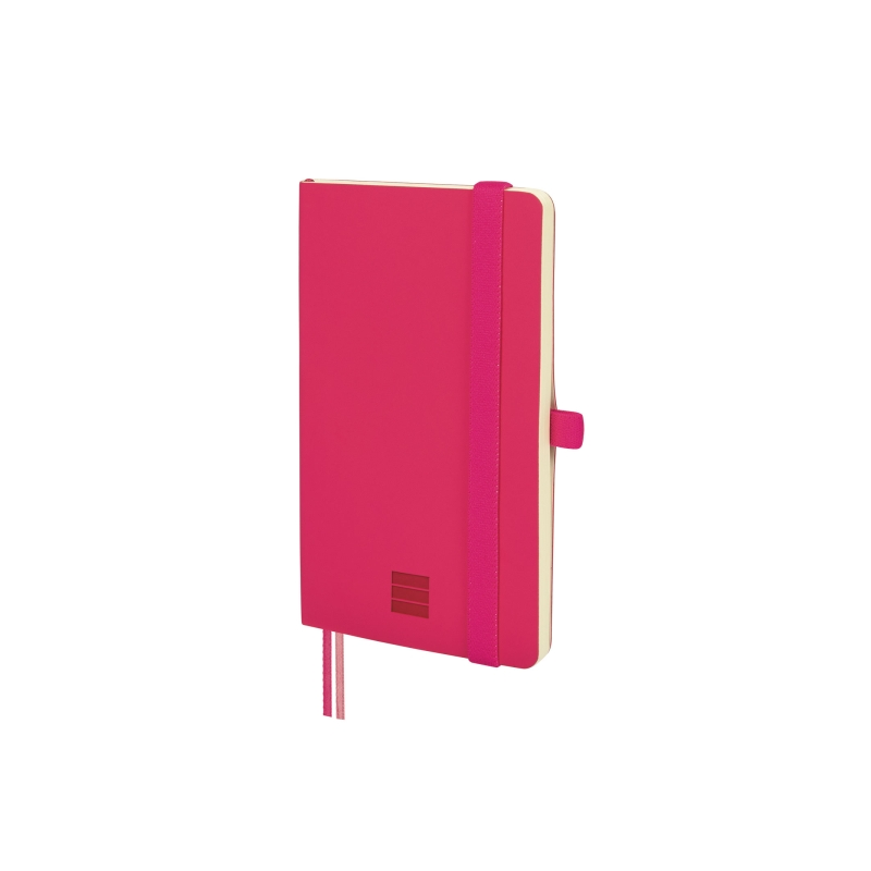 Carnet à couverture souple Finocam Nexo - 72 feuilles - 90 x 150 mm - Papier crème 80 g/m² - Lisse - Pochette intérieure - Ferme
