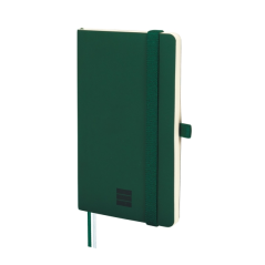 Carnet à couverture souple Finocam Nexo - 72 feuilles - 90 x 150 mm - Papier crème 80 g/m² - Lisse - Pochette intérieure - Ferme