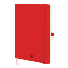 Carnet à couverture souple Finocam Nexo - 72 feuilles - Format A5 - 148 x 210 mm - Papier crème 80 g/m² - Lisse - Pochette intér