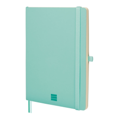 Carnet à couverture souple Finocam Nexo - 72 feuilles - Format A5 - 148 x 210 mm - Papier crème 80 g/m² - Lisse - Pochette intér