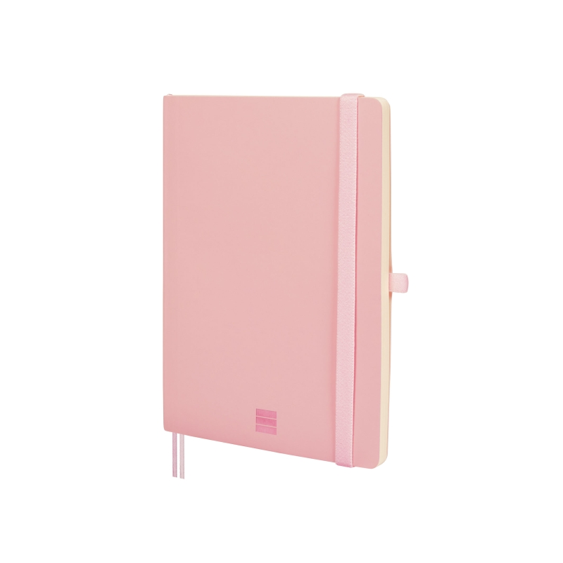 Carnet à couverture souple Finocam Nexo - 72 feuilles - Format A5 - 148 x 210 mm - Papier crème 80 g/m² - Lisse - Pochette intér