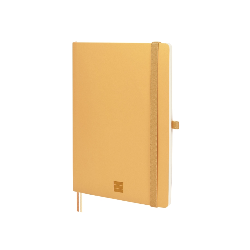 Carnet à couverture souple Finocam Nexo - 72 feuilles - Format A5 - 148 x 210 mm - Papier crème 80 g/m² - Lisse - Pochette intér