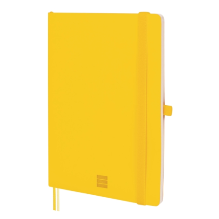 Carnet à couverture souple Finocam Nexo - 72 feuilles - Format A5 - 148 x 210 mm - Papier crème 80 g/m² - Lisse - Pochette intér