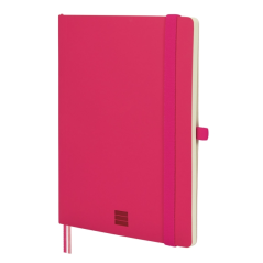Carnet à couverture souple Finocam Nexo - 72 feuilles - Format A5 - 148 x 210 mm - Papier crème 80 g/m² - Lisse - Pochette intér