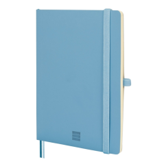 Carnet à couverture souple Finocam Nexo - 72 feuilles - Format A5 - 148 x 210 mm - Papier crème 80 g/m² - Lisse - Pochette intér