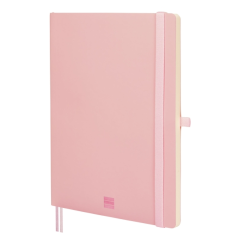 Carnet à couverture souple Finocam Nexo - 72 feuilles - Format B5 - 176 x 250 mm - Papier crème 80 g/m² - Lisse - Pochette intér