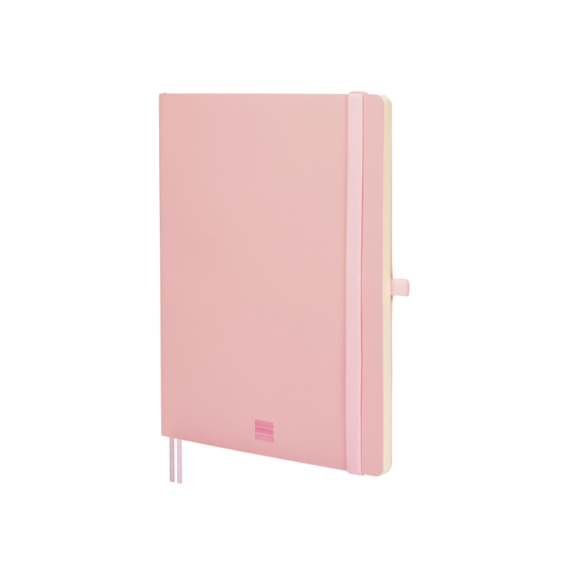 Carnet à couverture souple Finocam Nexo - 72 feuilles - Format B5 - 176 x 250 mm - Papier crème 80 g/m² - Lisse - Pochette intér