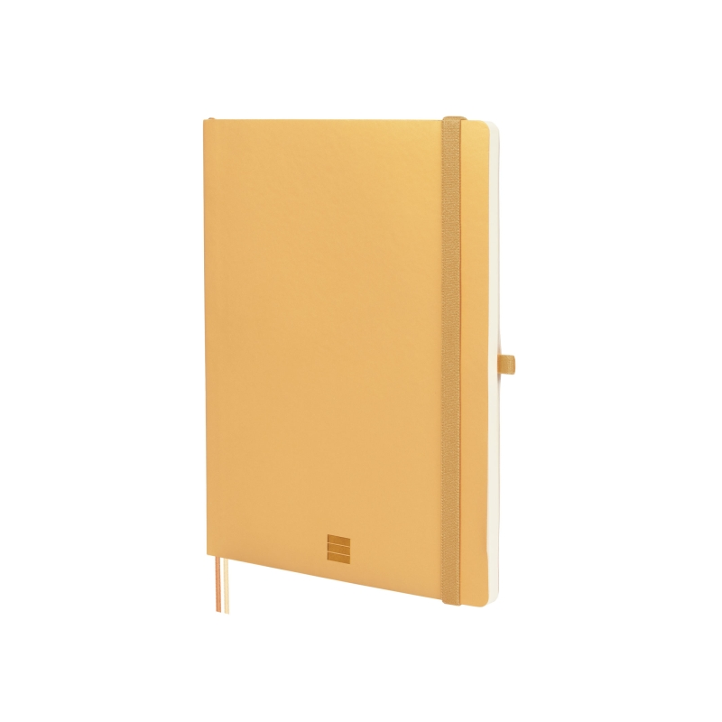 Carnet à couverture souple Finocam Nexo - 72 feuilles - Format B5 - 176 x 250 mm - Papier crème 80 g/m² - Lisse - Pochette intér